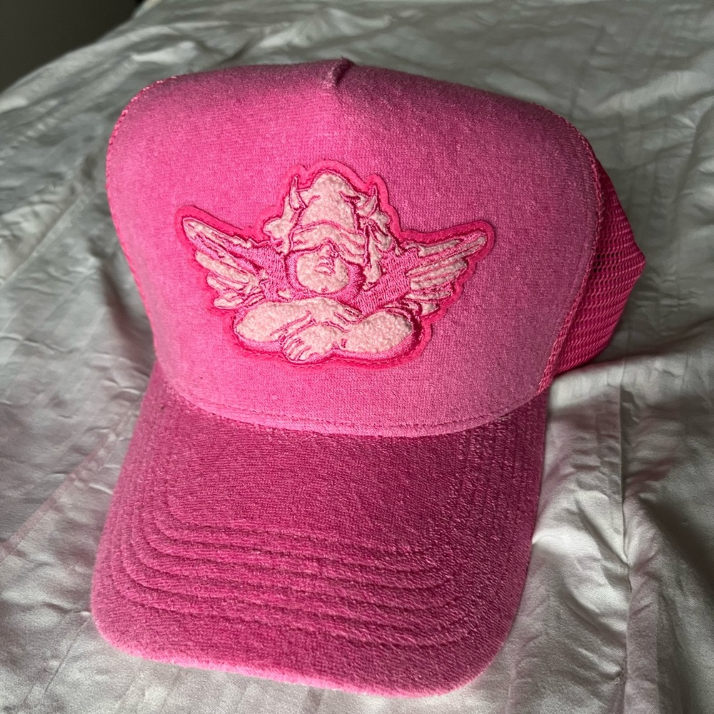 Pink Boys Lie Trucker Hat